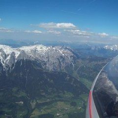 Flugwegposition um 16:38:20: Aufgenommen in der Nähe von Hieflau, Österreich in 2247 Meter